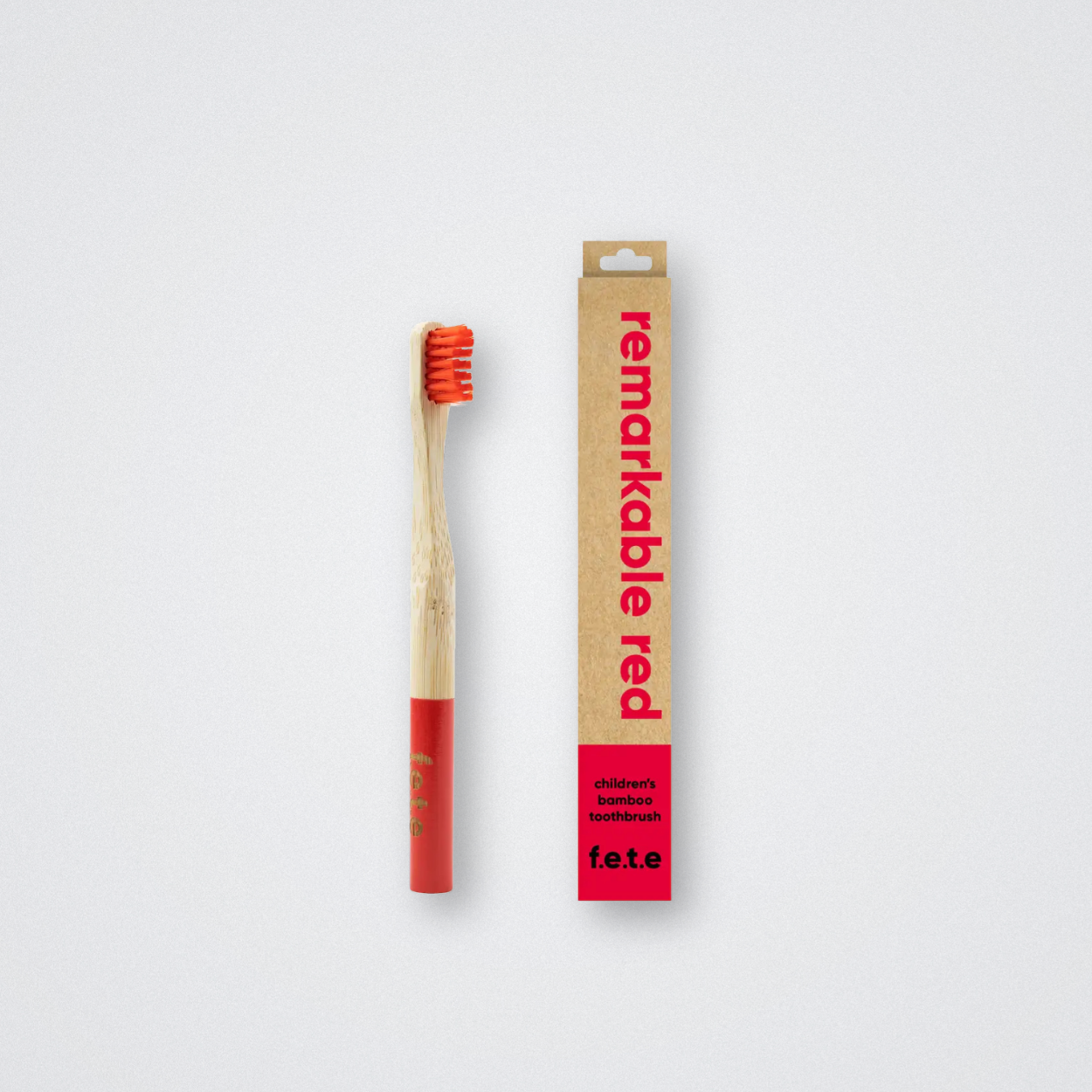 F.E.T.E. Childs kids toothbrush red