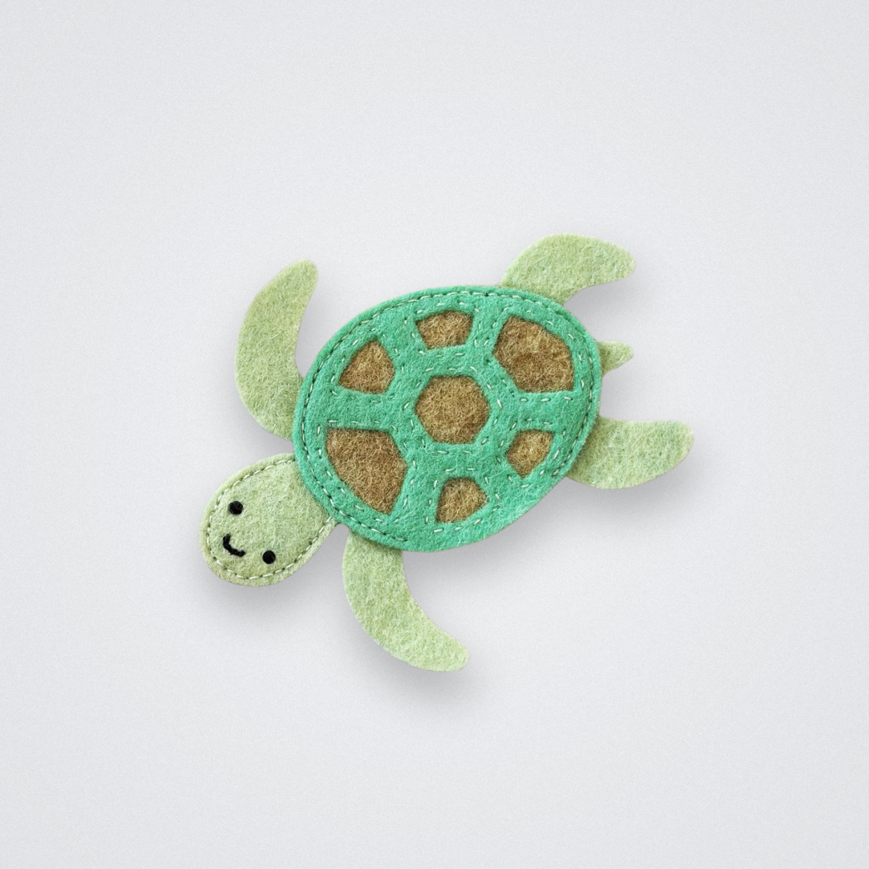 Sea Turtle Finger Puppet Craft Kit Clara and Macy Plastic Free Eco Friendly Make your Own Gift for Kids