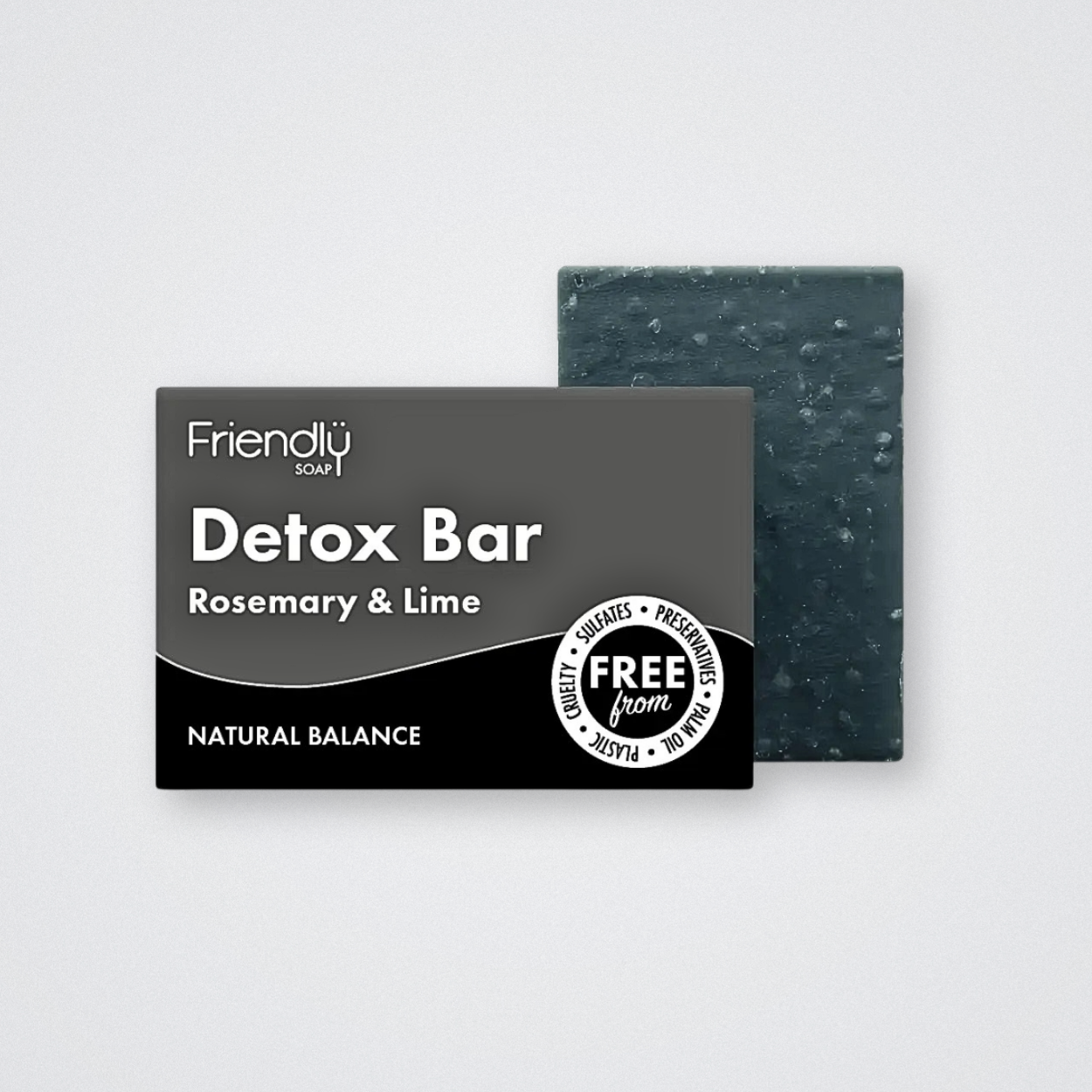 Friendly Soap Bar Detox Rosemary Lime Plastic Free Sulfate Free Palm oil free eco friendly