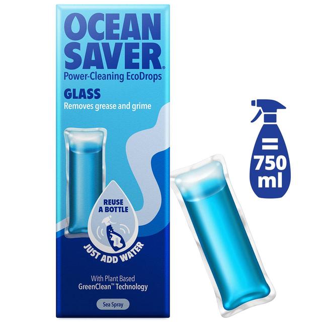 Ocean Saver Glass Cleaner Ecodrop plastic free eco friendly refill pod