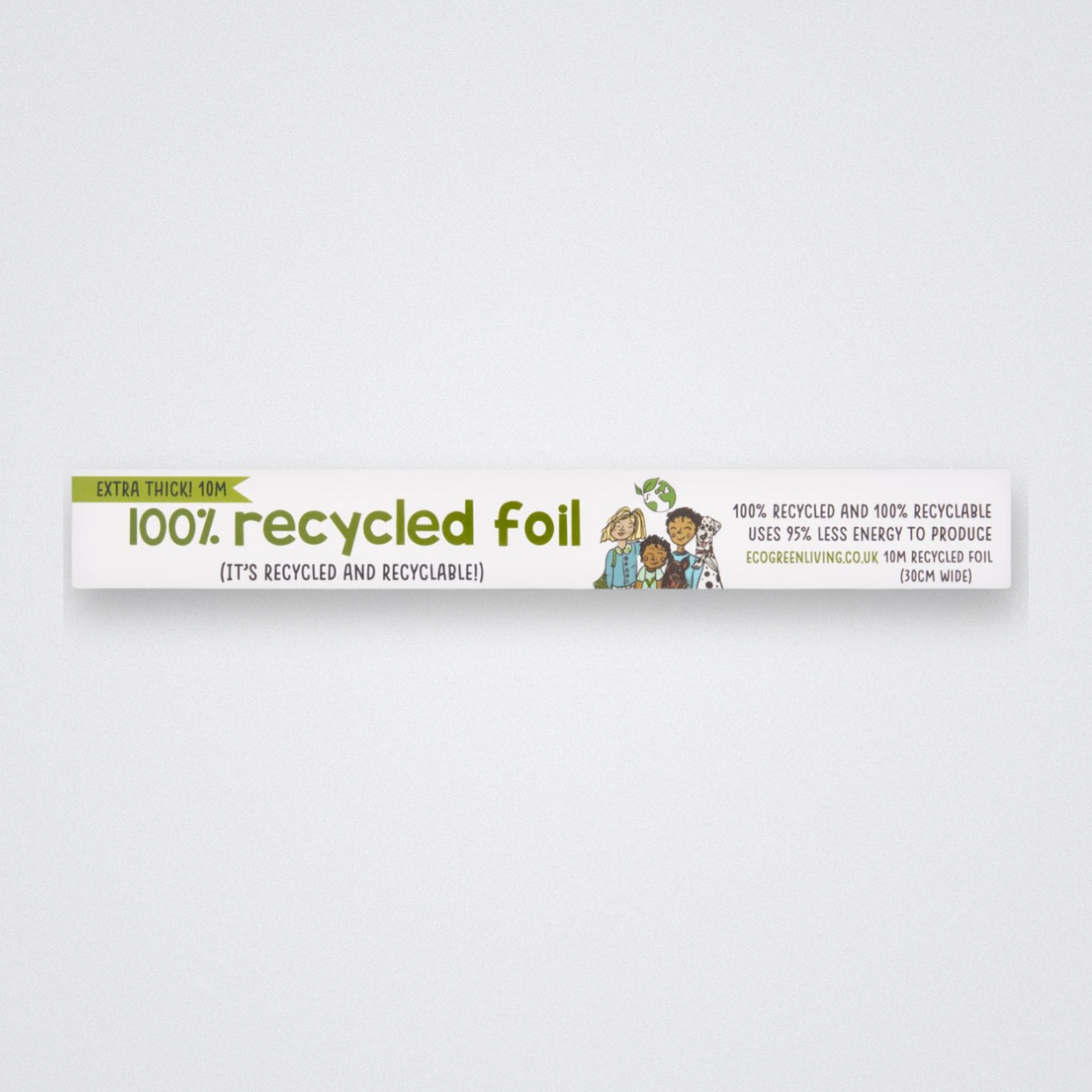 Eco Green Living Recycled Aluminium Foil Eco Friendly Recyclable