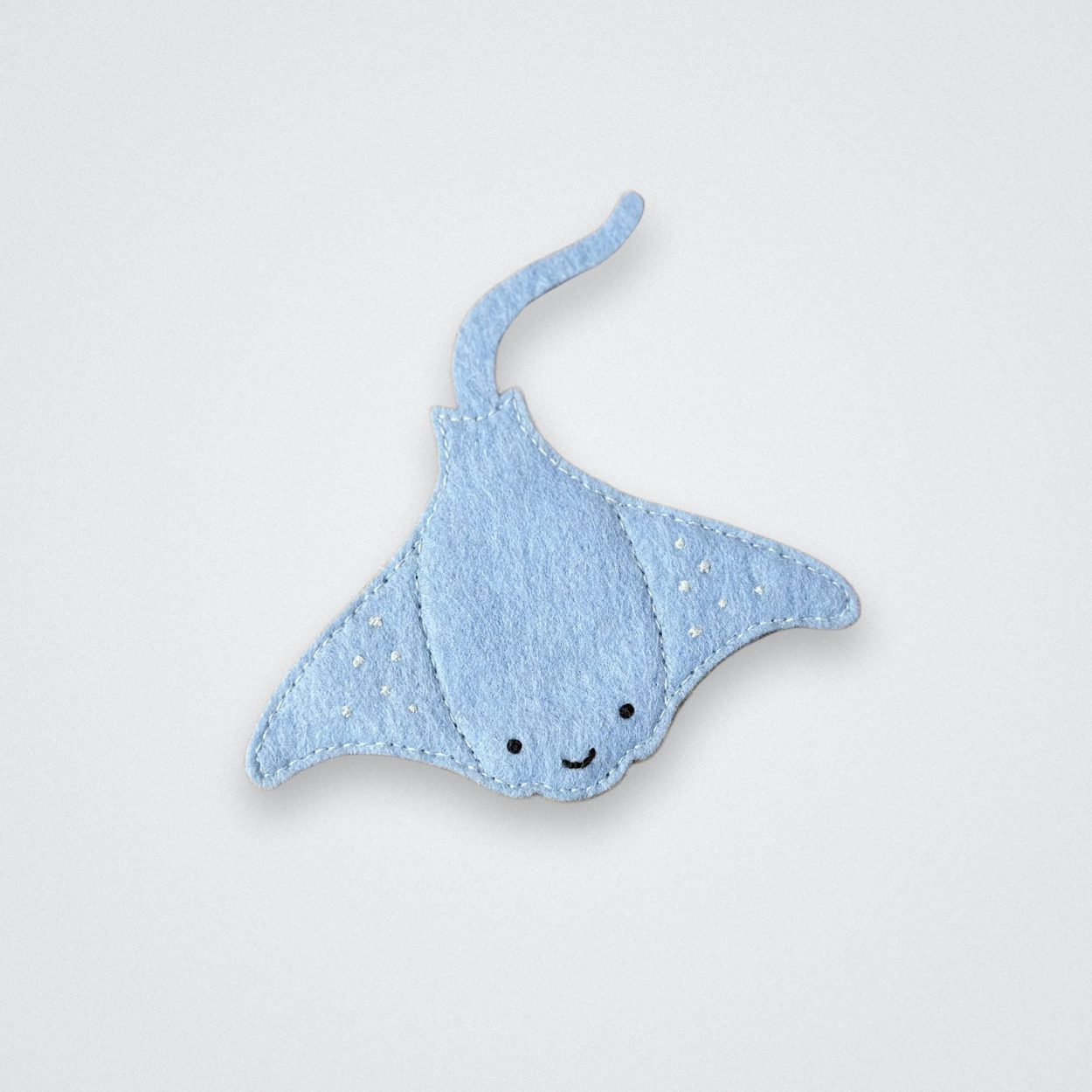 Manta Ray Finger Puppet Craft Kit Clara and Macy Plastic Free Eco Friendly Gift for Kids