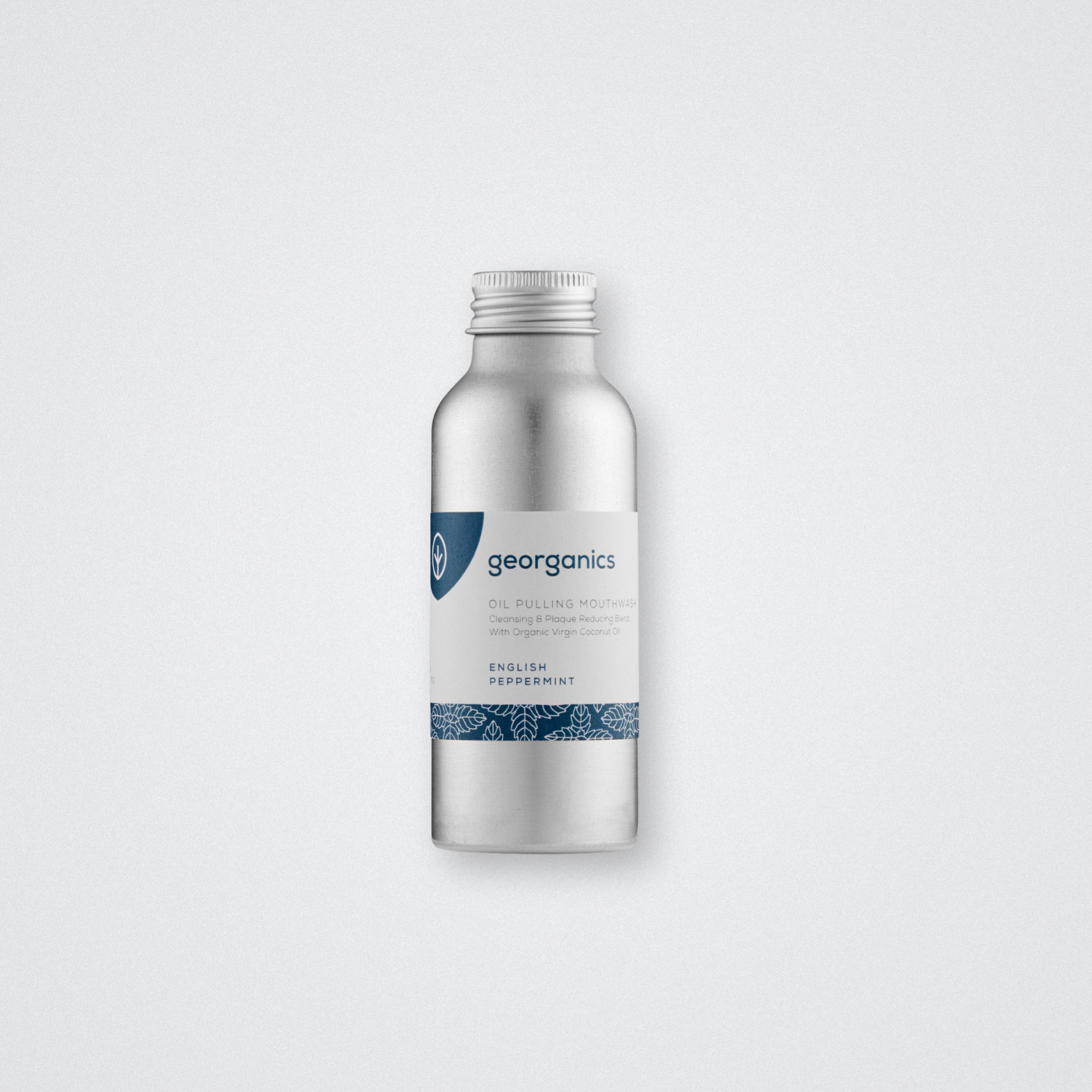 Georganics Oil Pulling Mouthwash 100ml Peppermint