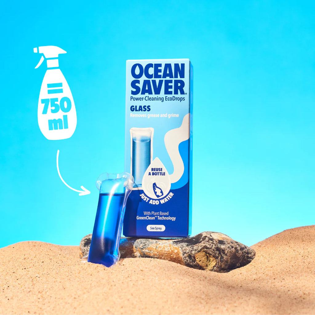 Ocean Saver Glass Cleaner Ecodrop plastic free eco friendly 