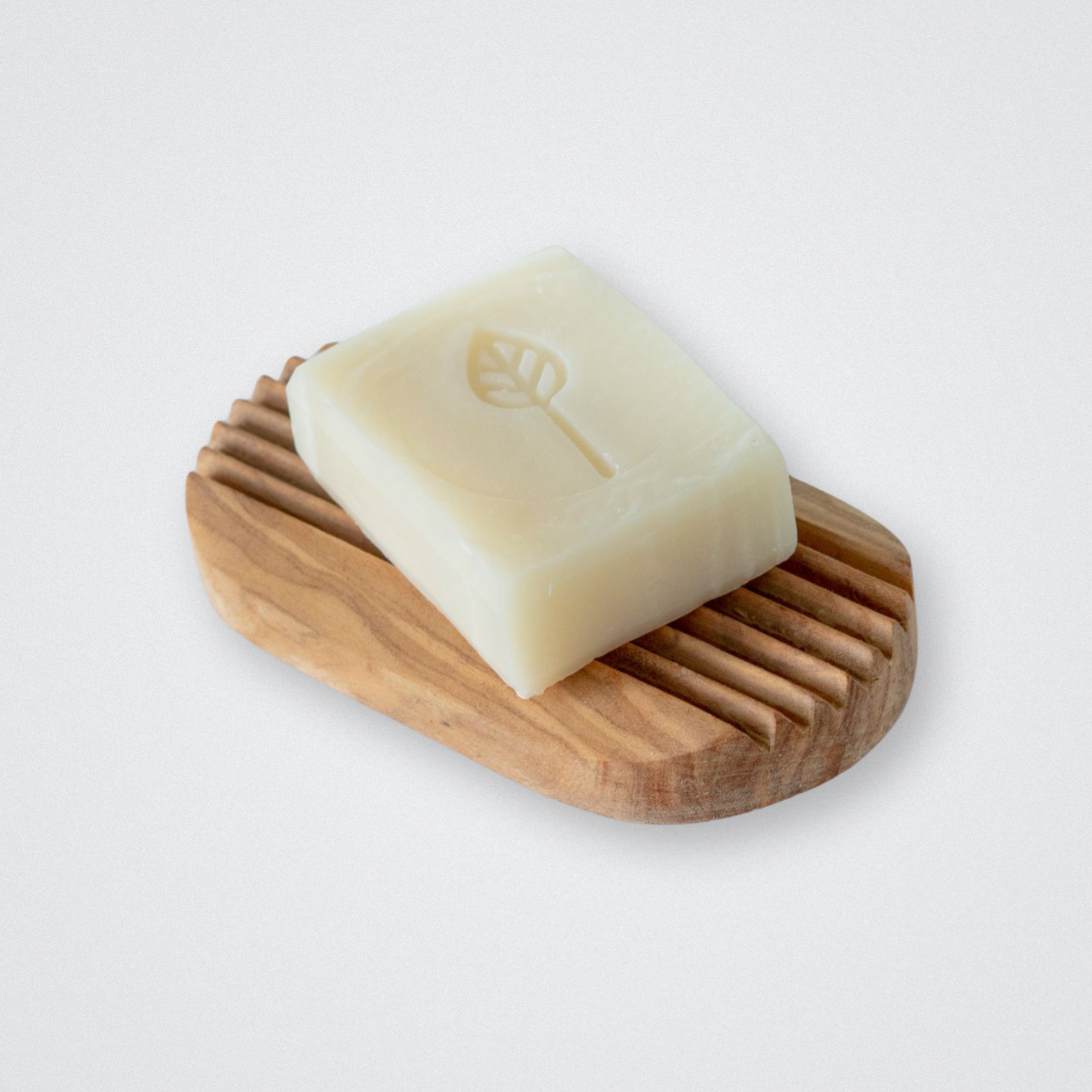 Olive Wood Natural Soap Dish with Grooves Eco Living Natural Plastic Free Eco Friendly