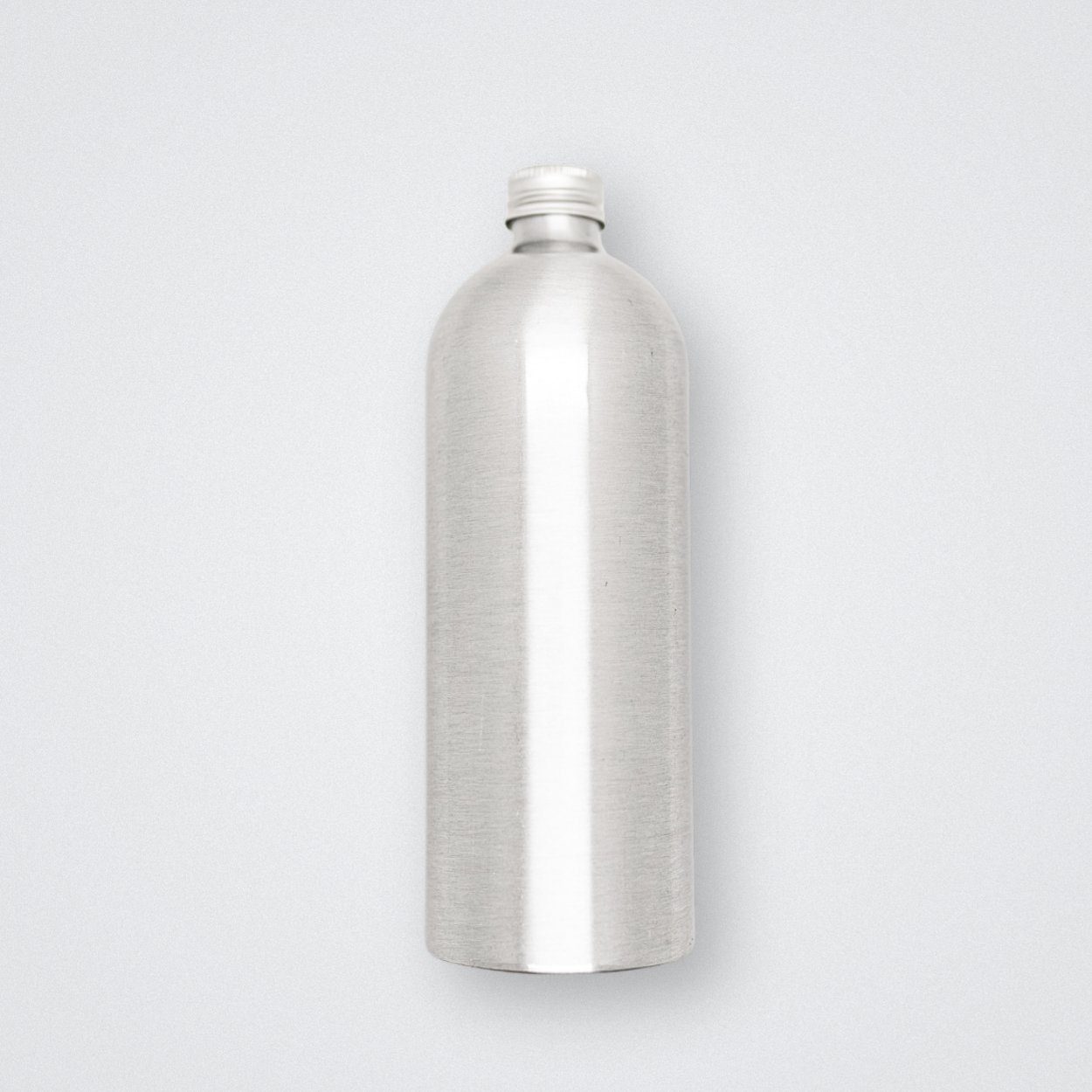 plastic free aluminium travel bottle 100ml 500ml reusable refillable spray nozzle