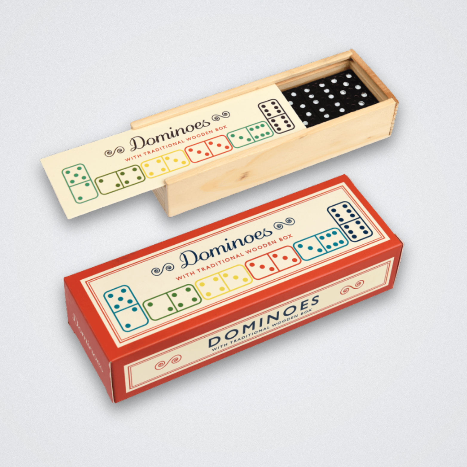 Rex London Dominoes set wooden plastic free