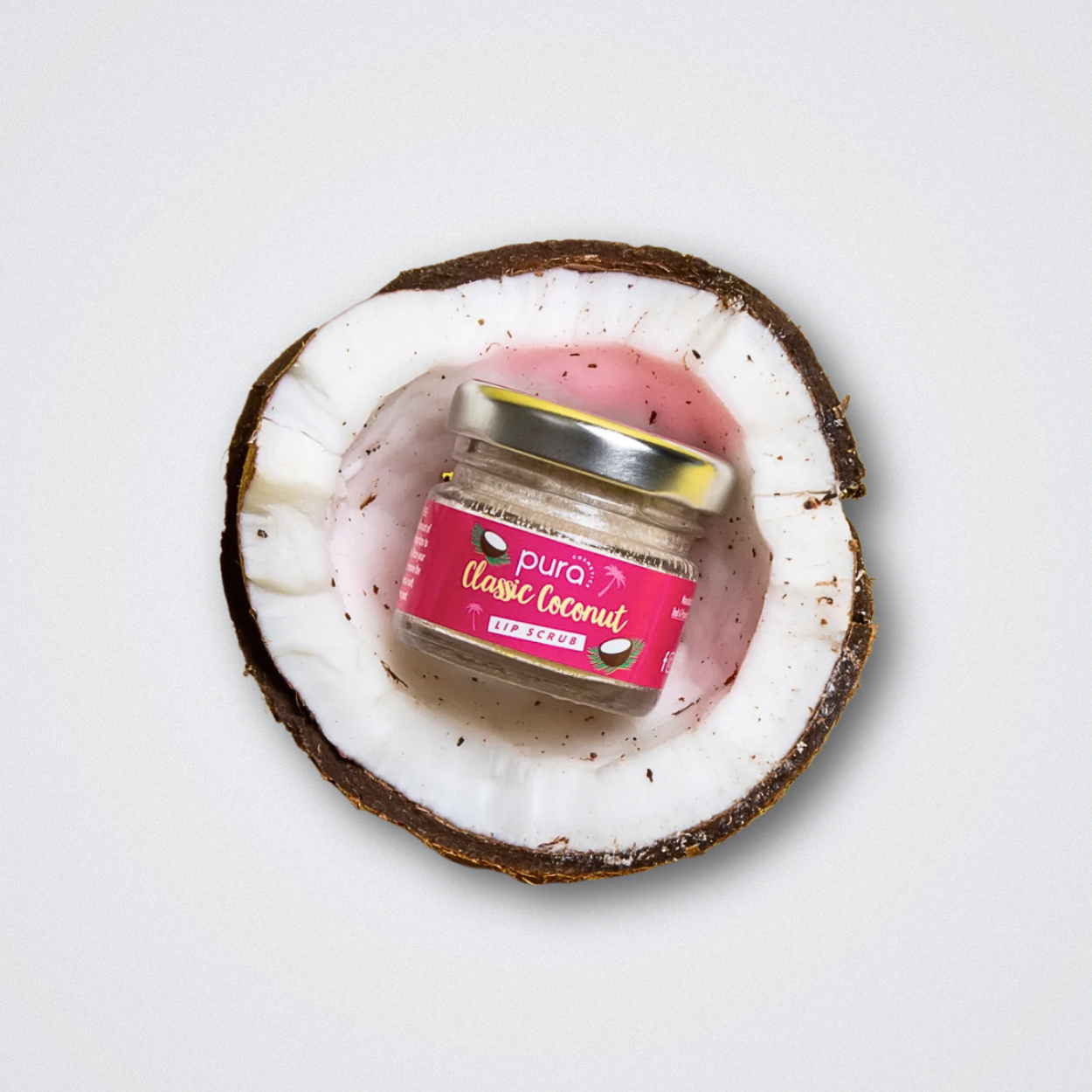 Pura Lip Scrub Classic Coconut Plastic Free Natural