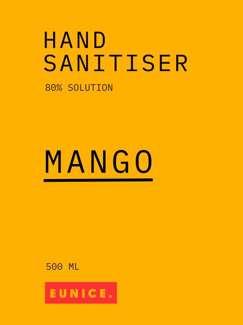 500ml Hand Sanitiser Refill - Lemon & Eucalyptus or Mango