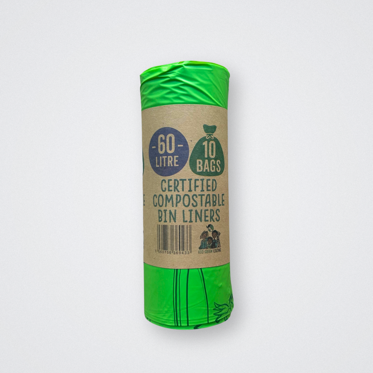 Compostable Bin Liners 60 Litres 60L Eco Green Living