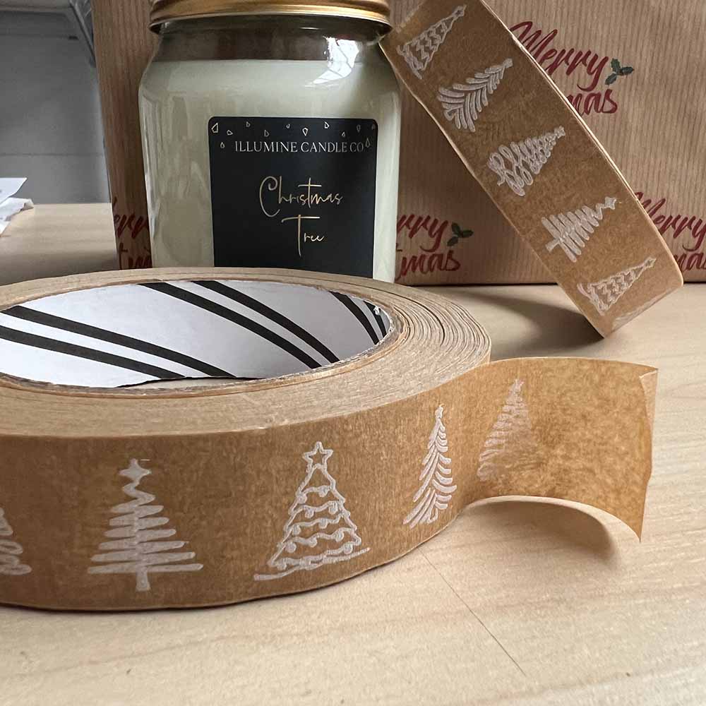 Festive Biodegradable Paper Tape