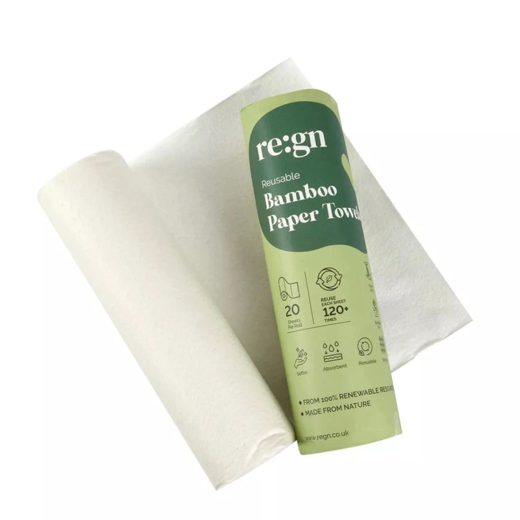 Reusable Bamboo Paper Towel Kitchen Roll Eco friendly sustainable vegan