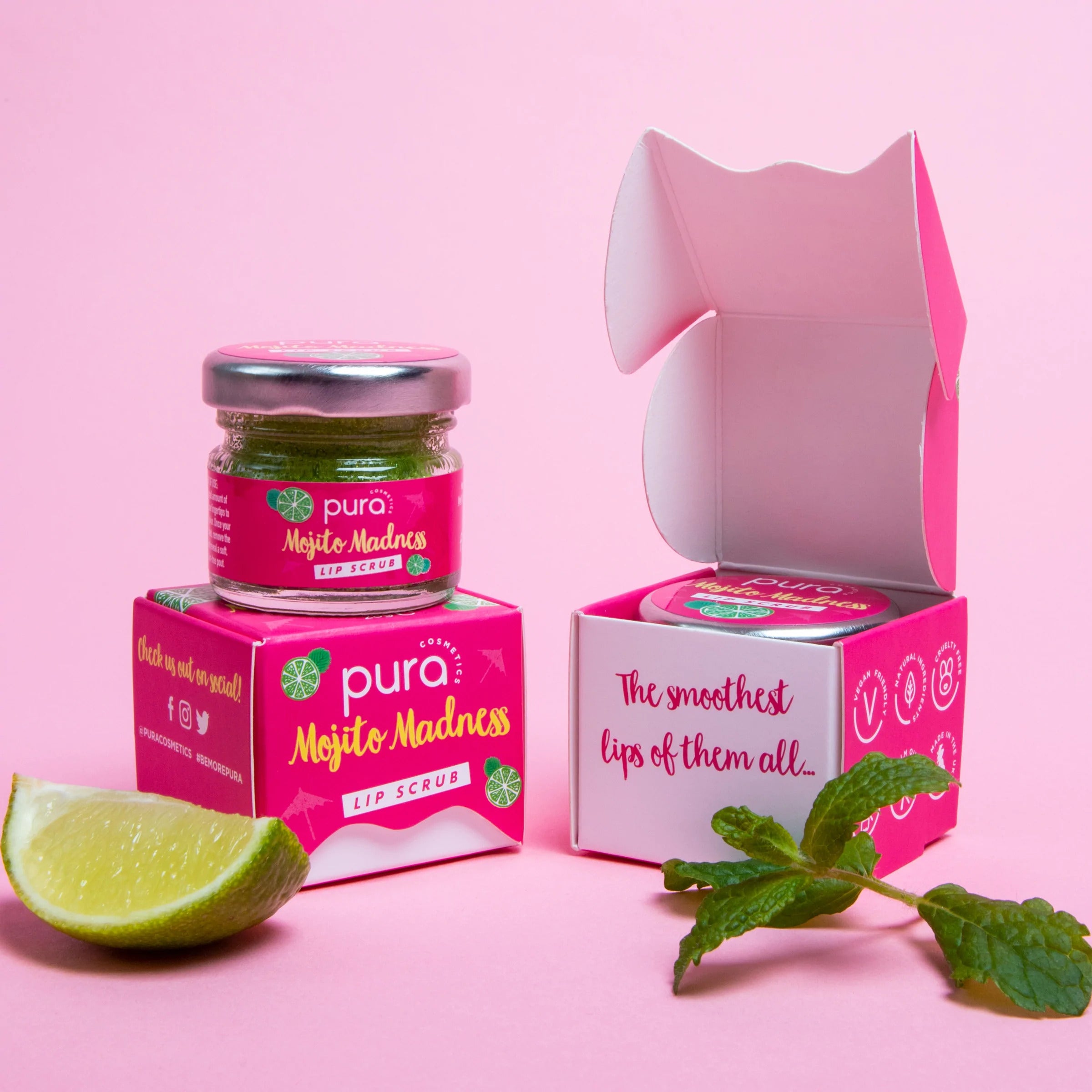 Pura Cosmetics Vegan Lip Scrubs (Variety)