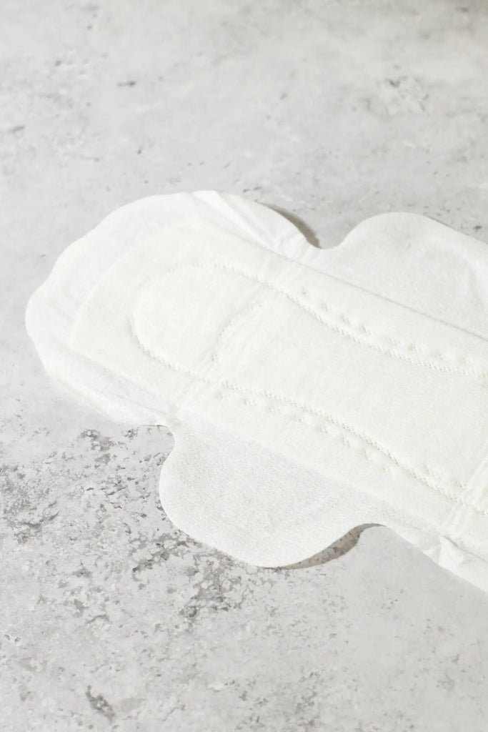 Eco Friendly Period Pads with wings Organic Bamboo Plastic Free Natural 
