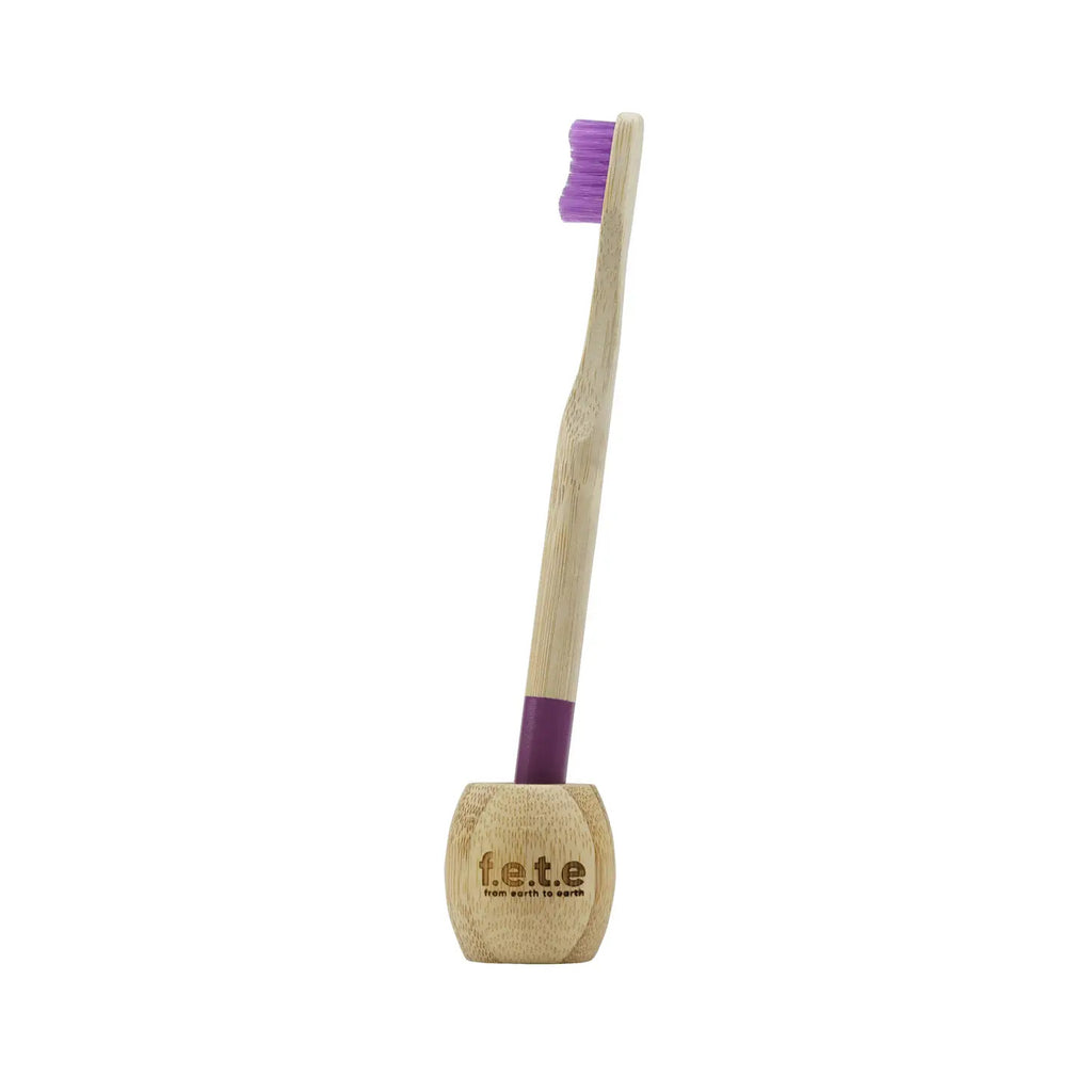 f.e.t.e. Bamboo Toothbrush Holder