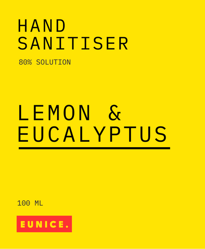 100ml Refillable Hand Sanitiser - Lemongrass & Eucalyptus or Mango