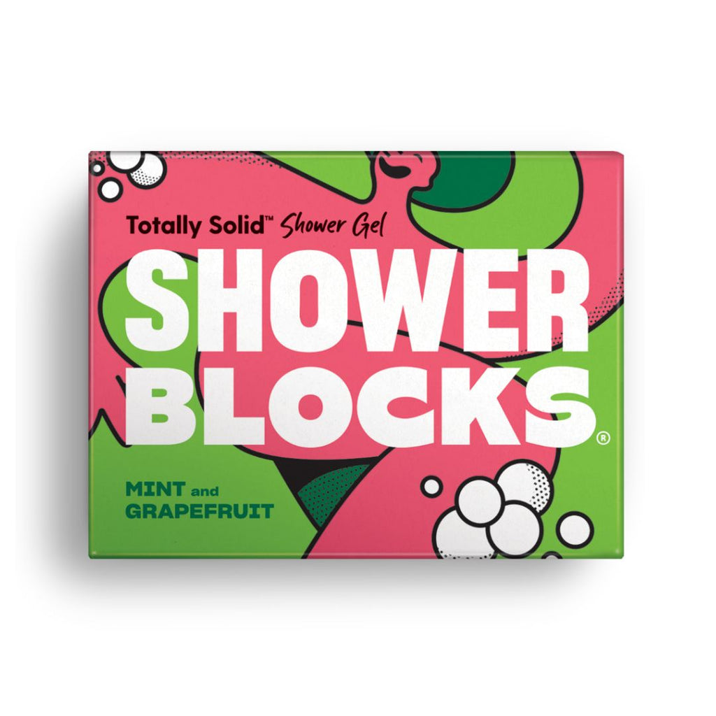 Shower Blocks - Mint & Grapefruit Solid Shower Gel Plastics Free Eco Friendly Soap bar