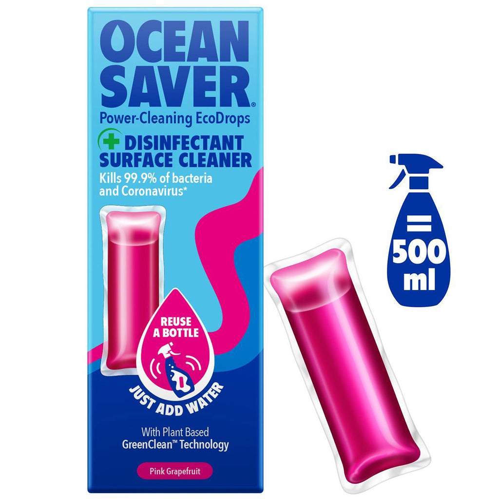 Plastics Free Ocean Saver Disinfectant Refill Pod pink grapefruit eco friendly