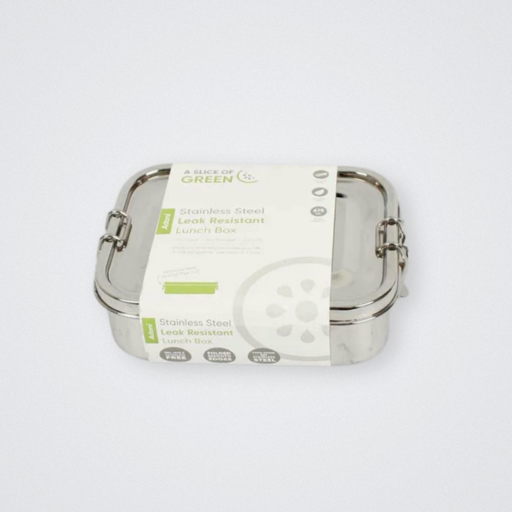 Stainless Steel Leak Resistant Lunch Box ADONI - Food Container Plastic Free Sustainable Eco Friendly