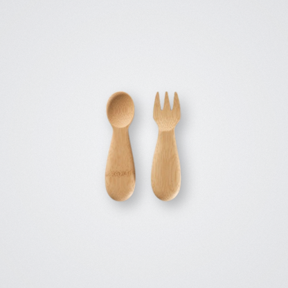 Bamboo Bambu Baby Fork and Spoon Set