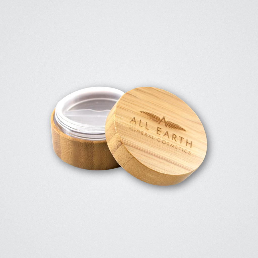 All Earth Mineral Cosmetics Bamboo Pot with Sifter