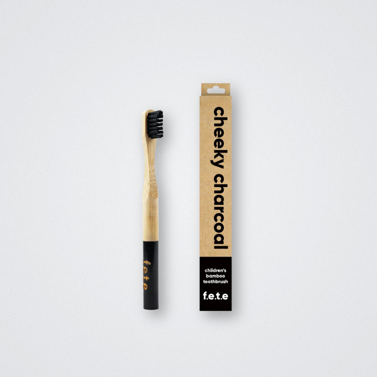 F.E.T.E. Childs kids toothbrush charcoal