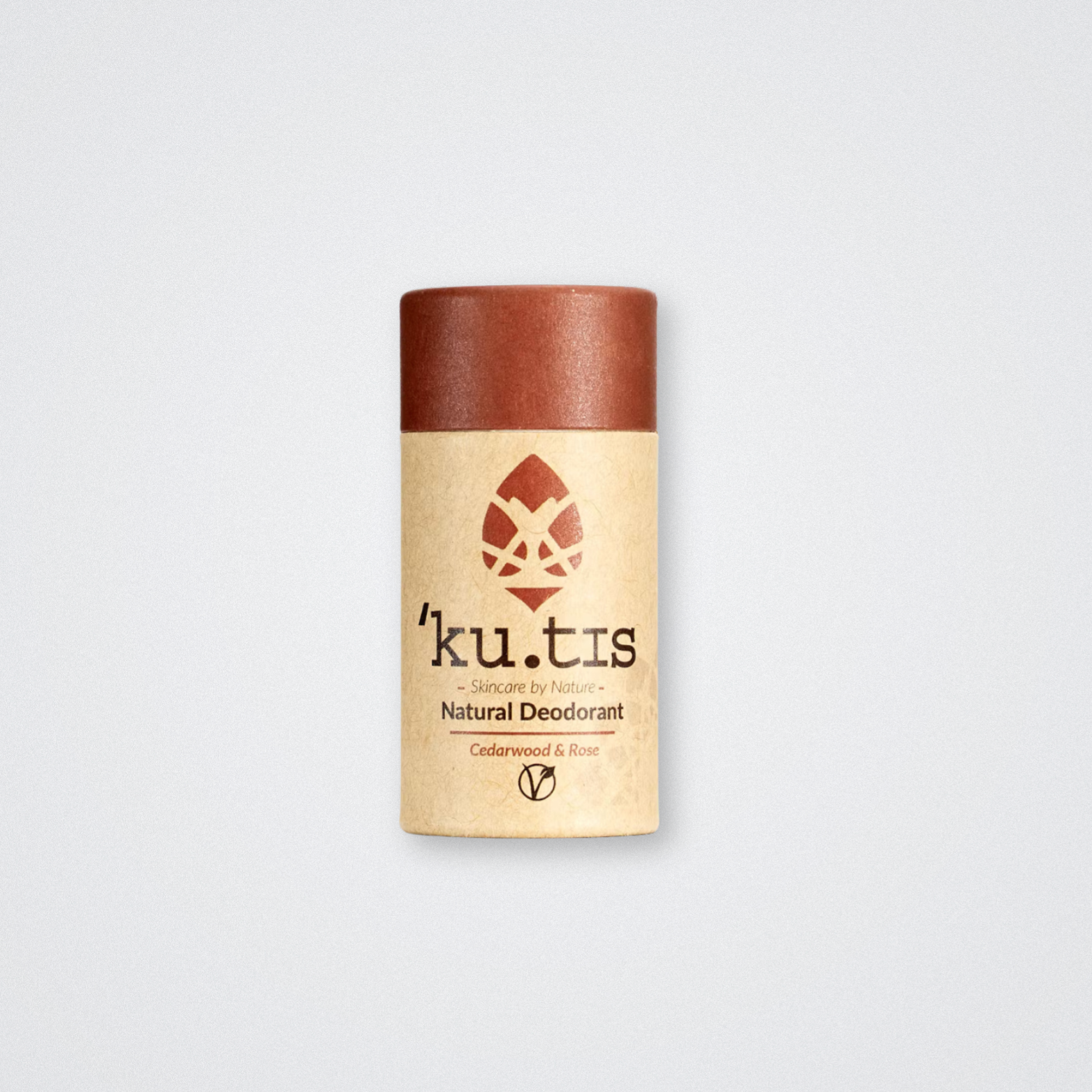 Kutis Natural Deodorant Cedarwood Rose Vegan Plastic Free