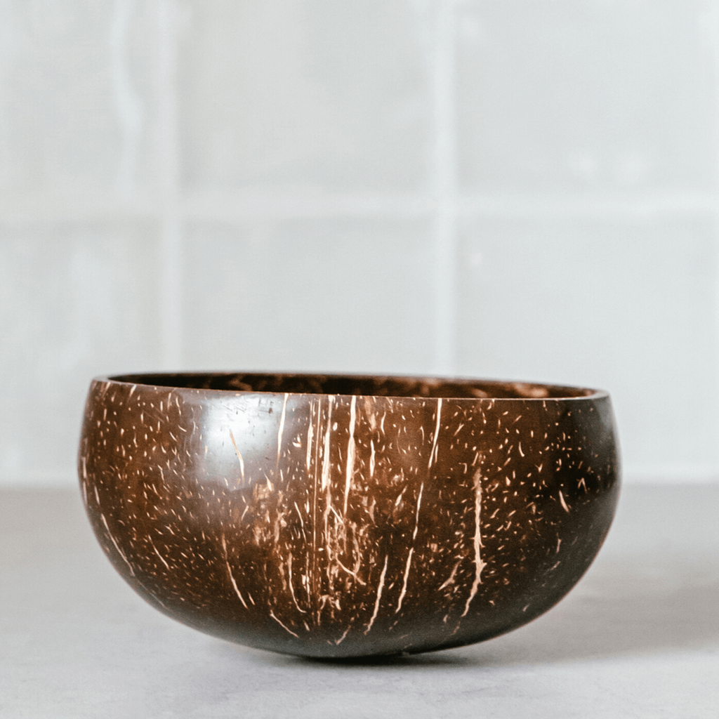 Coconut bowl eco-friendly plastic free handmade