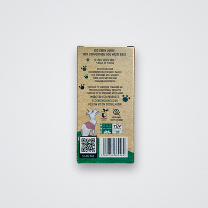 Compostable Biodegradable Plastic Free Dog Waste Poo Bag