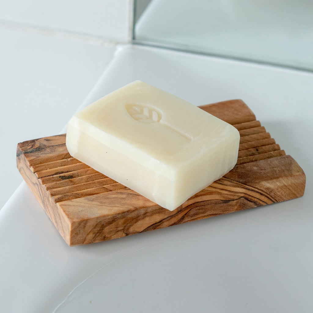 Ecoliving natural olive wood soap dish plastic free rustic eco friendly