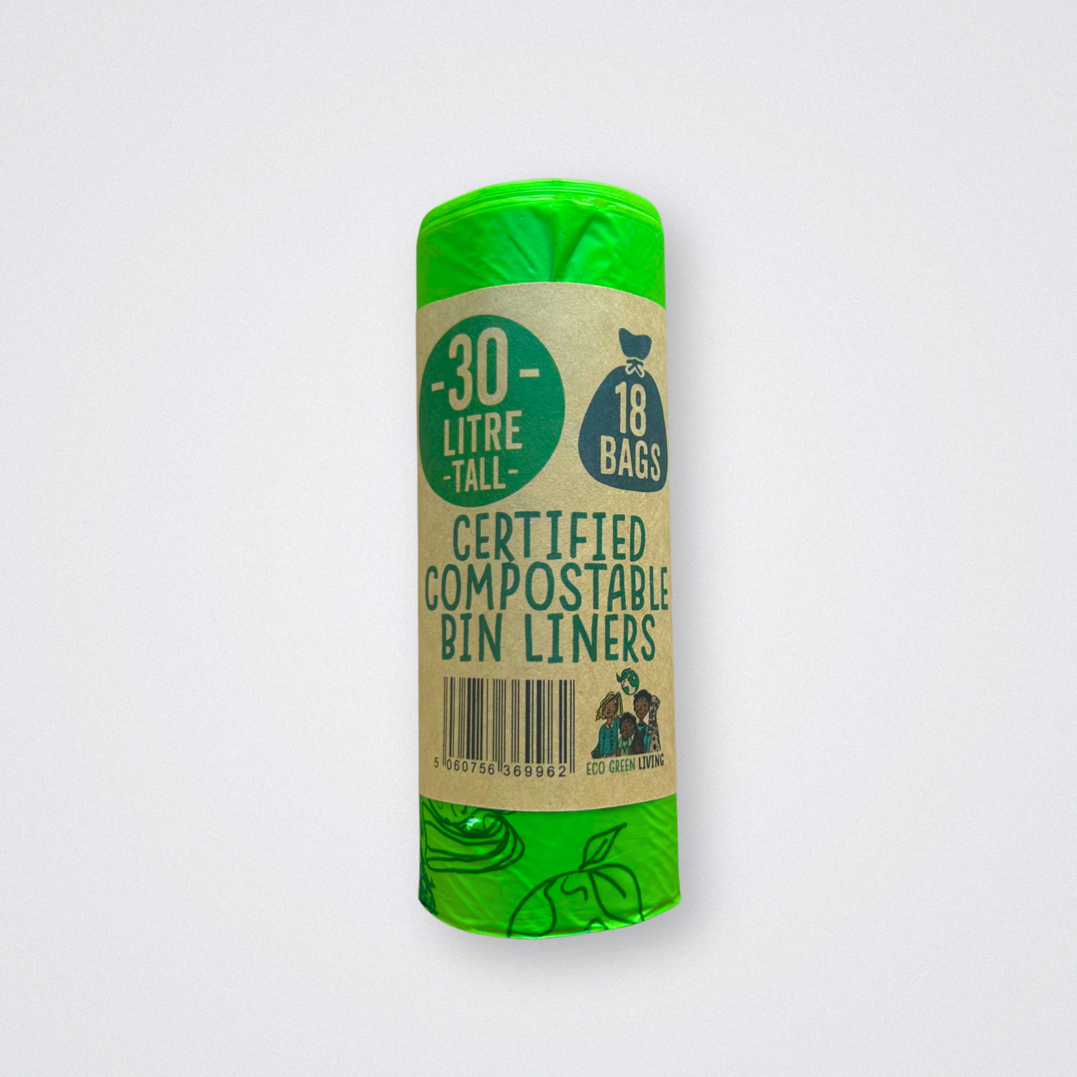 Compostable Bin Liners Eco Green Living 30L litres