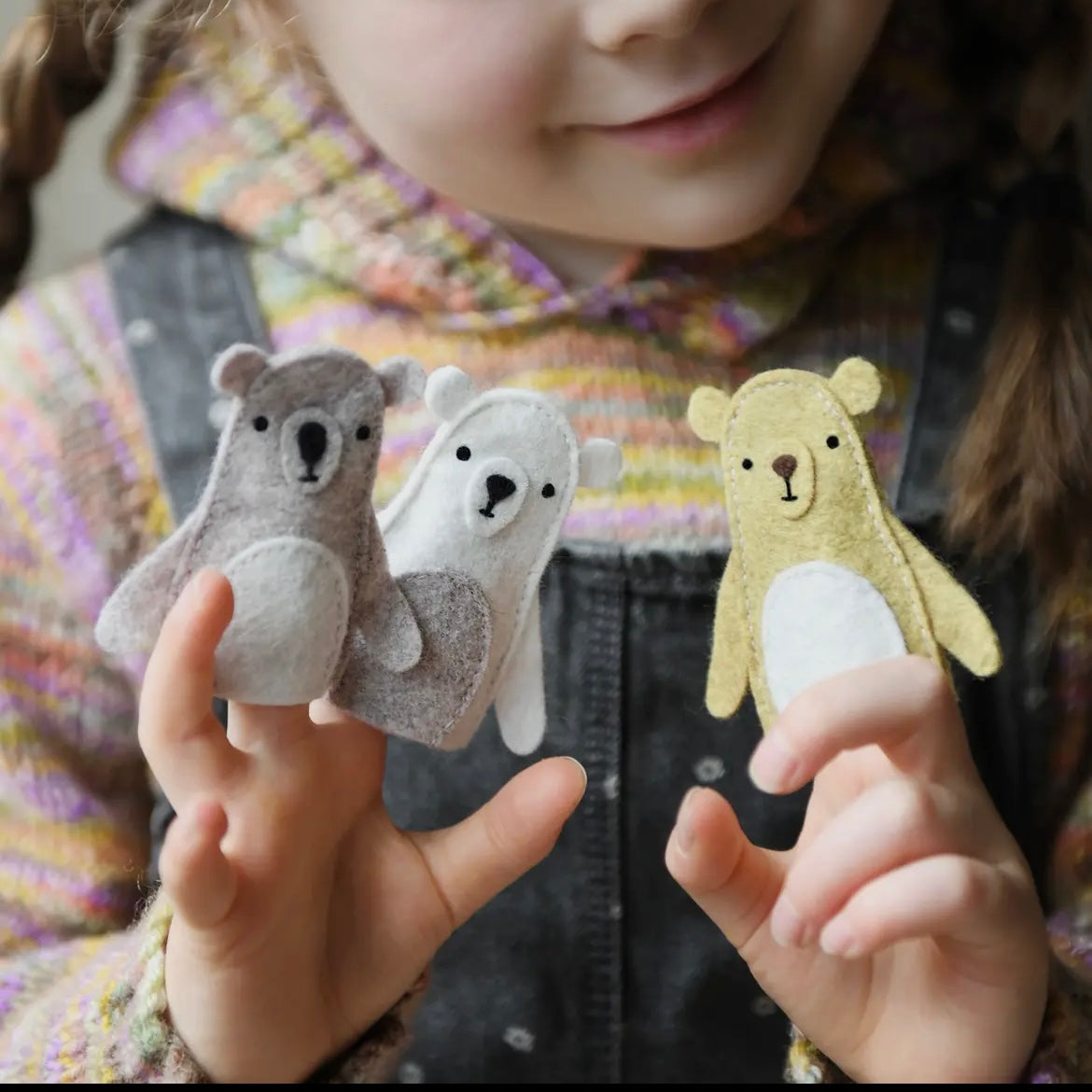 Make Your Own Bear Finger Puppets Craft Kit