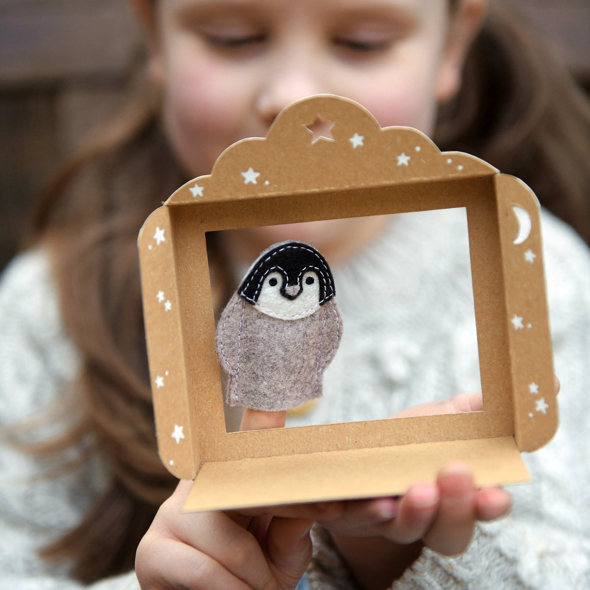 Make Your Own Winter Finger Puppets Craft Kit Christmas Gifts for Kids Eco-friendly Sustainable gifts