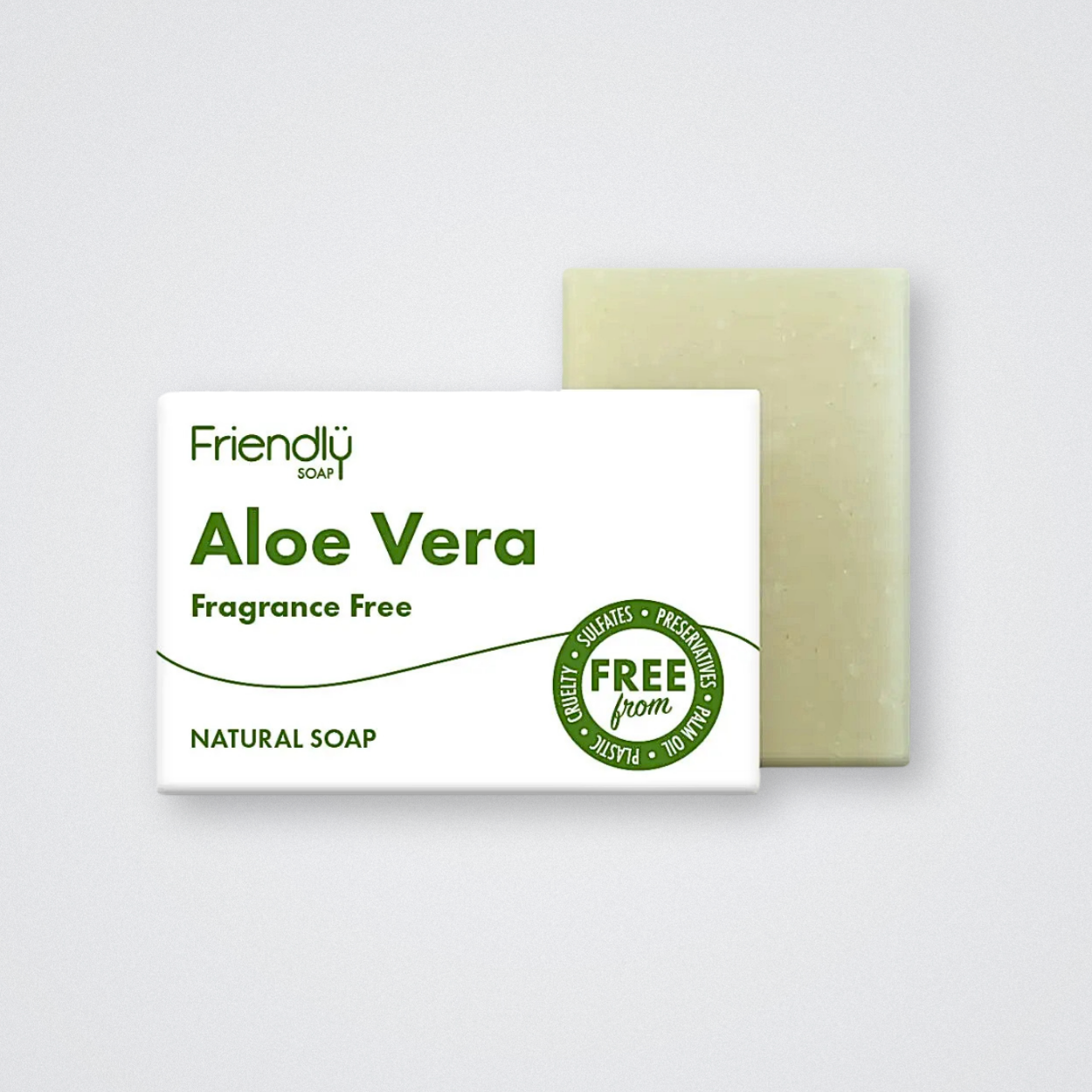 Friendly Body Soap Bar Aloe Vera Fragrance Free Handmade Natural Eco Friendly Sulfate Free Palm oil free