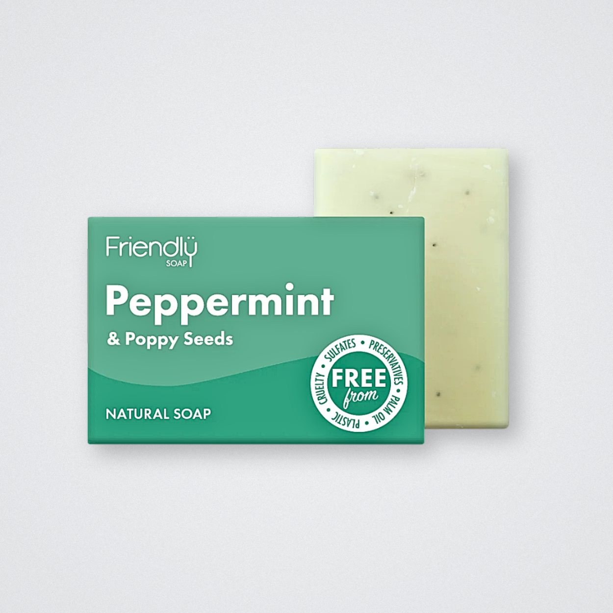 friendly soap bar peppermint vegan handmade eco friendly plastic free sulfate free palm oil free