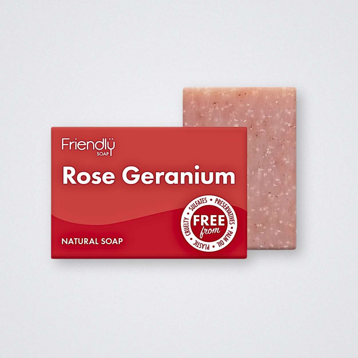 friendly vegan soap bar rose geranium handmade plastic free eco friendly palm oil free sulfate free
