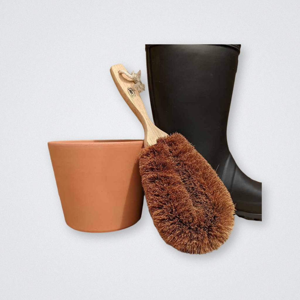 Loofco garden brush coconut coir plastic free eco friendly