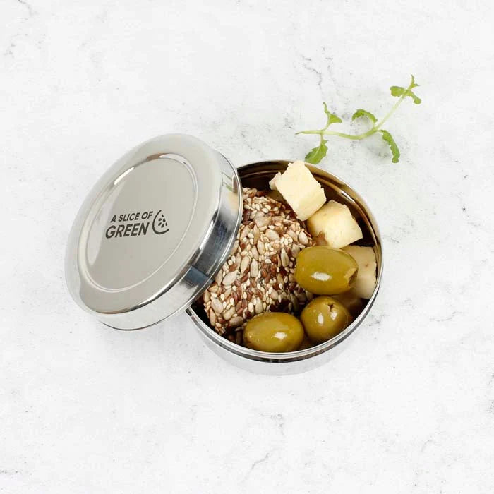 KOCHI Food container snack pot Stainless Steel, Plastic Free A Slice of Green, Recyclable Eco friendly