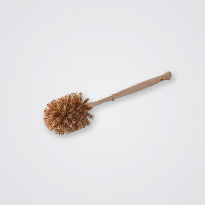 Natural Toilet brush with Holder set cream steel plastic free eco friendly eco living