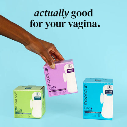 & Sisters by Mooncup - 100% Organic Cotton Menstrual Pads With Wings