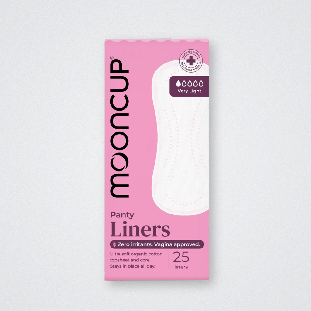 Mooncup Panty Liners Organic Cotton Plastic Free, Zero Irritants, Light Period Liner