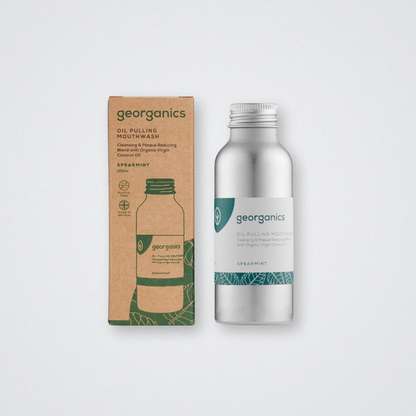 Georganics Oil Pulling Mouthwash 100ml  Spearmint