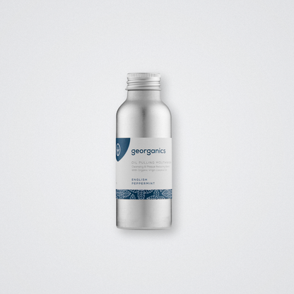 Georganics Oil Pulling Mouthwash 100ml Peppermint