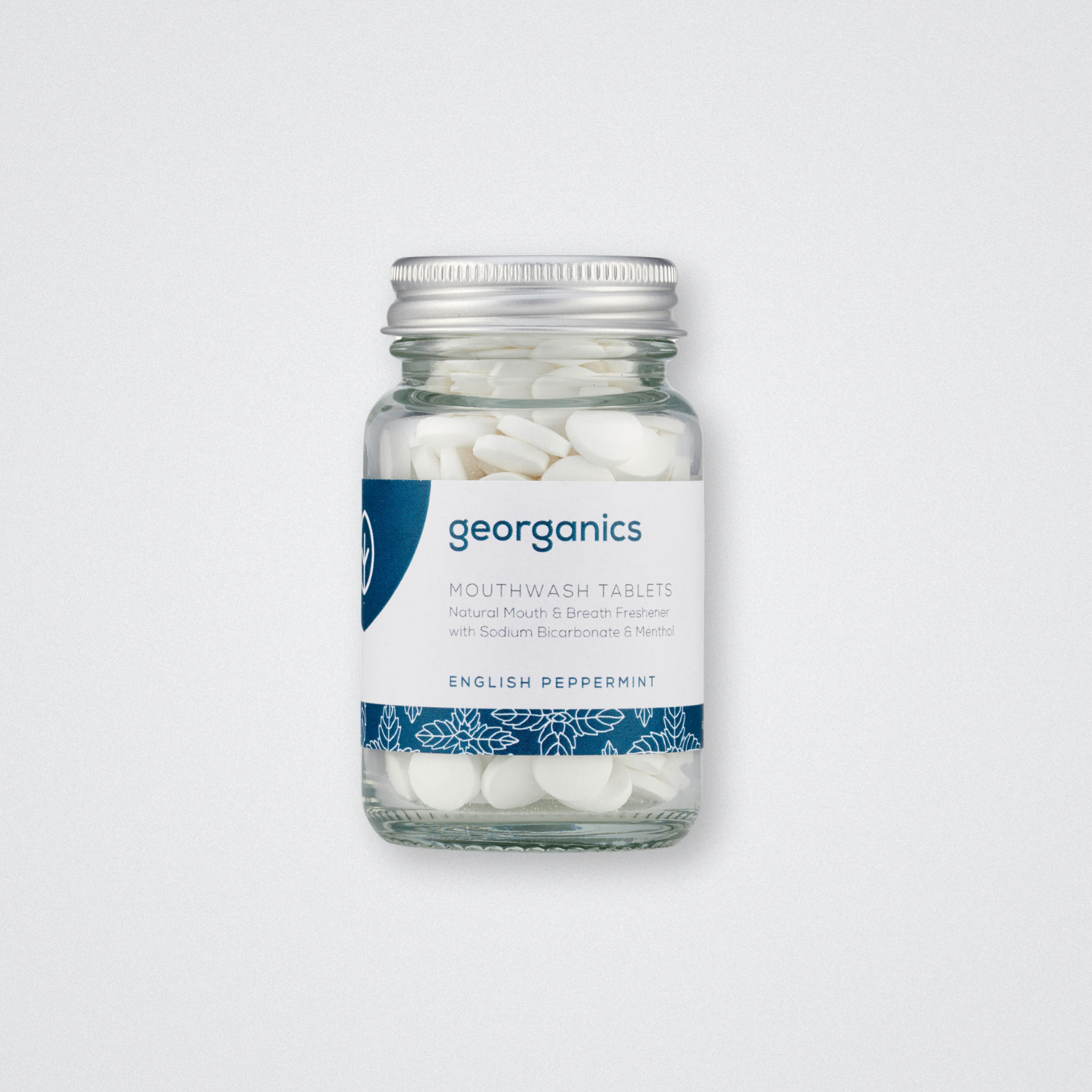 Georganics Mouthwash Tablets English Peppermint