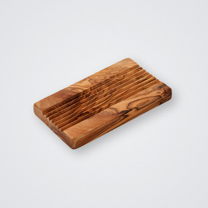 Ecoliving natural olive wood soap dish plastic free rustic eco friendly