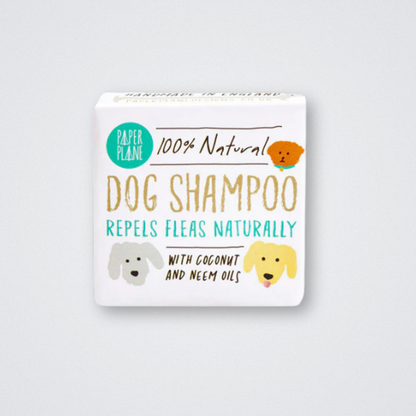 Paper Plane Dog Shampoo Gift Coconut Neem Oils Natural