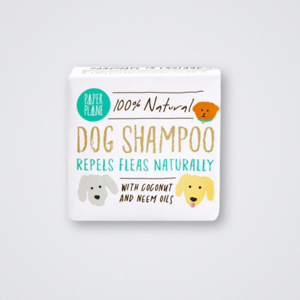 Paper Plane Dog Shampoo Gift Coconut Neem Oils Natural