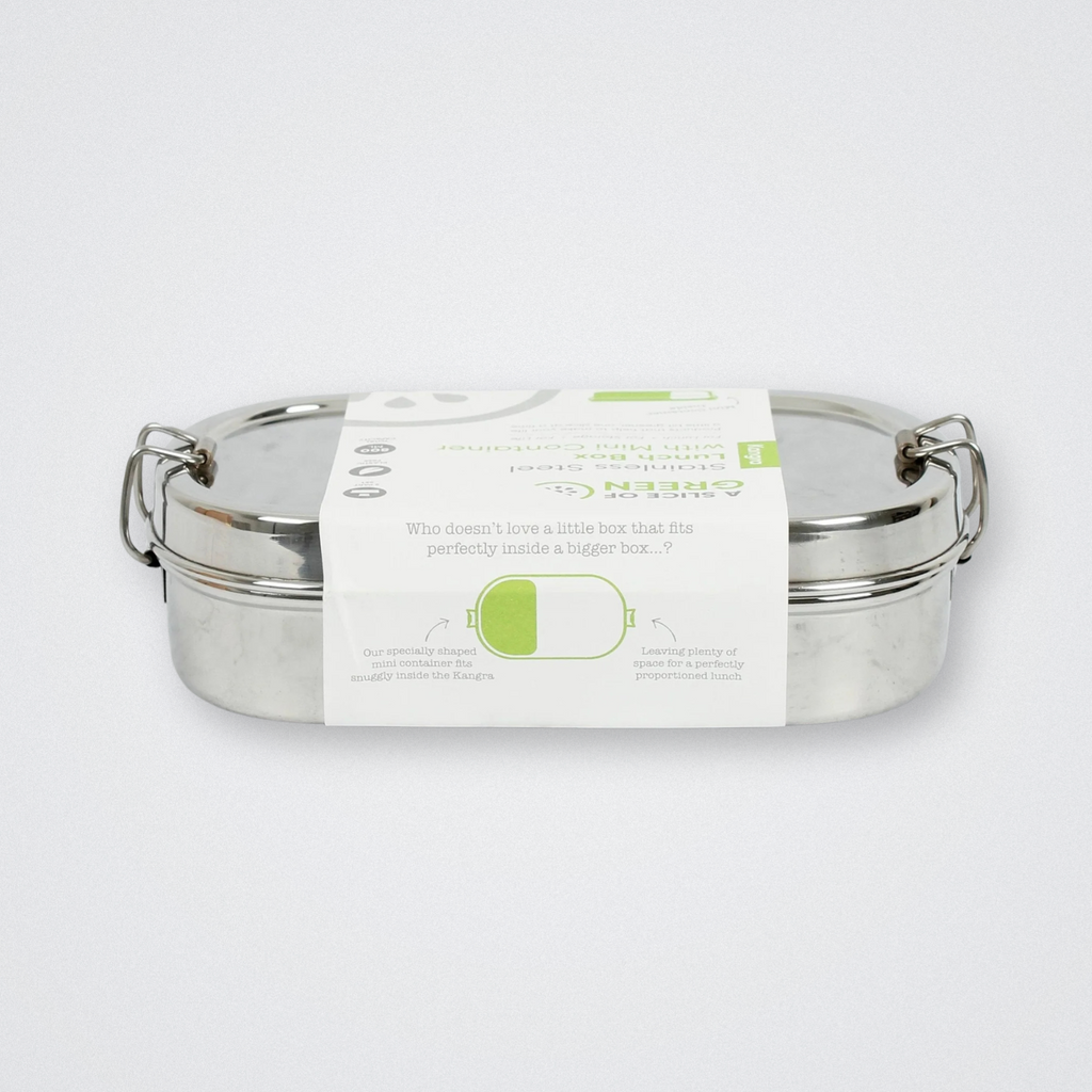 Stainless Steel Lunch Box Container Kangra Plastic Free Eco Friendly Alternative 