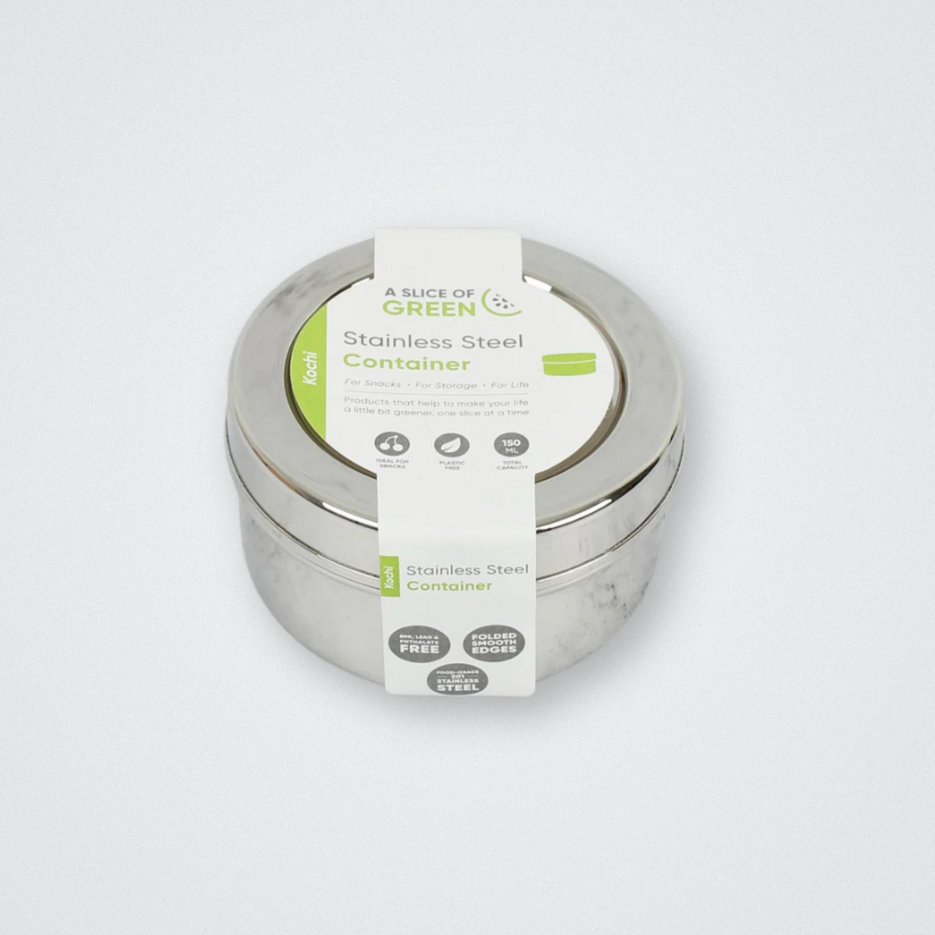 KOCHI Food container snack pot Stainless Steel, Plastic Free A Slice of Green, Recyclable Eco friendly