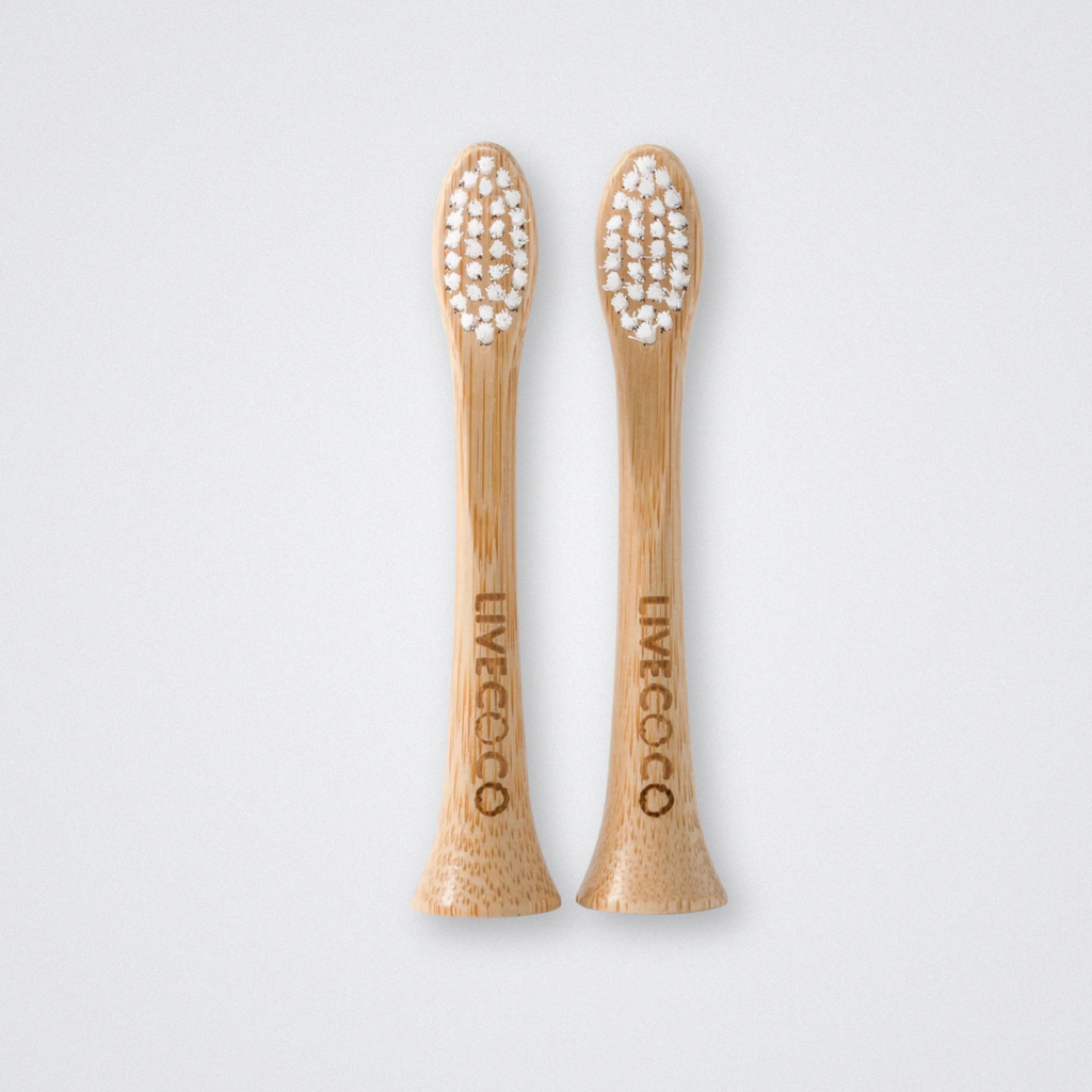 Live Coco Plastic free bamboo Philips sonicare toothbrush head replacement compatible eco friendly